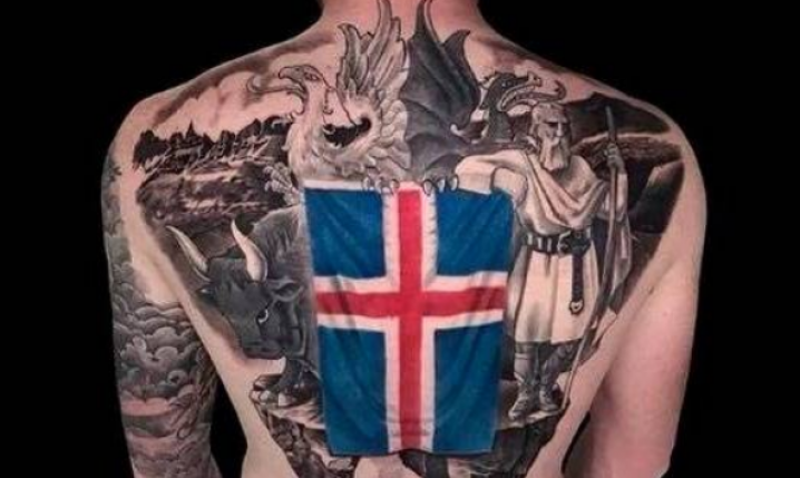 Kapitan reprezentacji Islandii, Aron Gunnarsson i jego epicki tatuaż